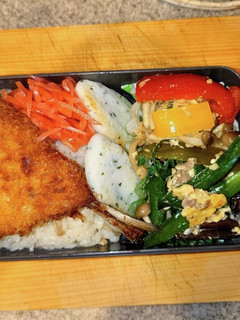 アジフライ 深川めし 弁当-レシピのメイン写真