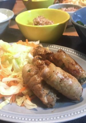 しそ巻き豚ロースのバタポン焼き-レシピのメイン写真