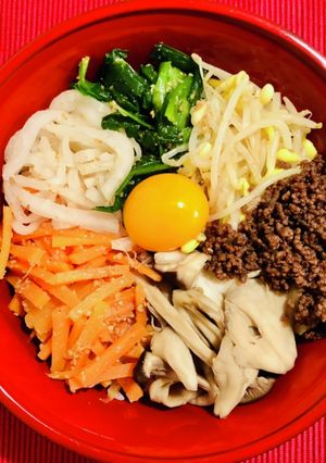 ビビンパ丼-レシピのメイン写真