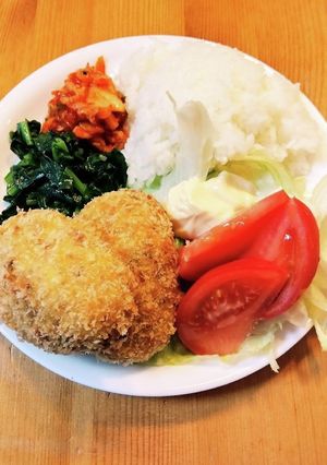 夏の気合のコロッケ定食-レシピのメイン写真