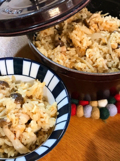 ストゥブで炊き込みご飯-レシピのメイン写真