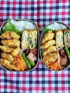 高校生 息子と娘のお弁当 52-レシピのメイン写真