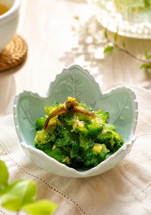 夏の和えるだけ副菜！ゴーヤの塩麹和え-レシピのメイン写真