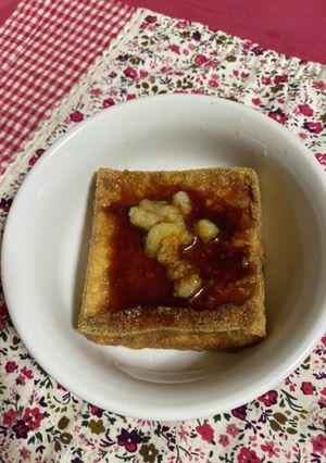 簡単厚揚げのカリカリ焼き^_^-レシピのメイン写真