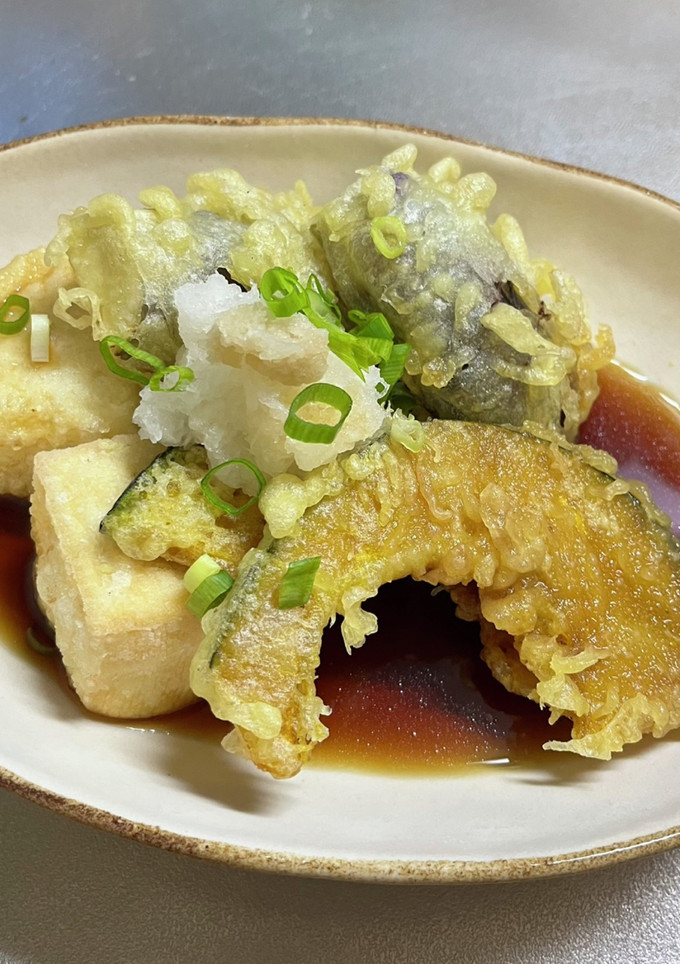 揚げ出し豆腐と天ぷら《簡単》-レシピのメイン写真