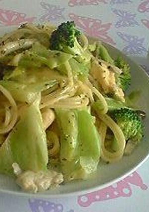 きのこと野菜のチーズクリームパスタ-レシピのメイン写真