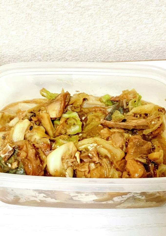 簡単！サバ缶で野菜炒め-レシピのメイン写真