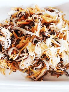重ね煮 しいたまにんじん-レシピのメイン写真