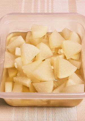 【パパ料理】ほろ甘ふろふき大根-レシピのメイン写真