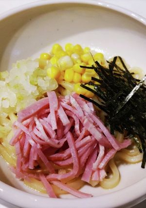 子ども向け油そば風まぜうどん-レシピのメイン写真