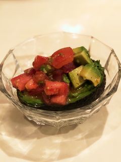 アボカドとトマトのわさびポン酢-レシピのメイン写真