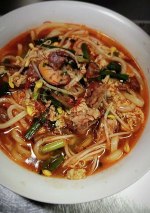 カルビうどん＆クッパ❨(@≧↺≦@)❩ノ-レシピのメイン写真