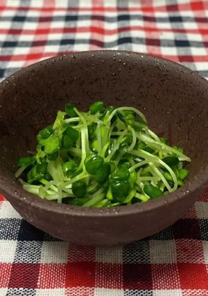 貝割れ大根の1分もみ漬-レシピのメイン写真