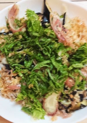 揚げナスの香味野菜のせ-レシピのメイン写真