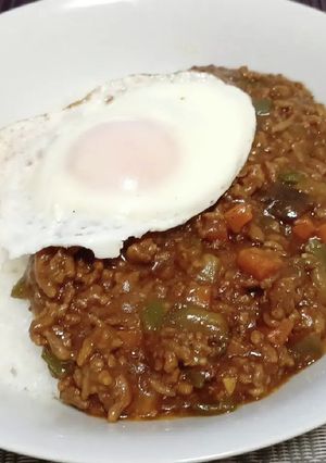 超簡単！夏野菜のドライカレー！！-レシピのメイン写真