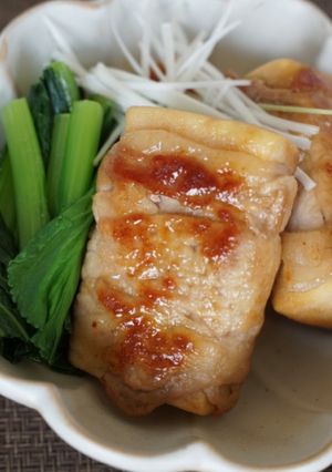 管理栄養士の角煮風＊高野豆腐の肉巻き-レシピのメイン写真