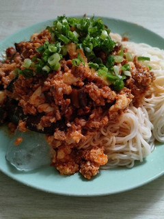 ピリ辛麻婆茄子そうめん-レシピのメイン写真