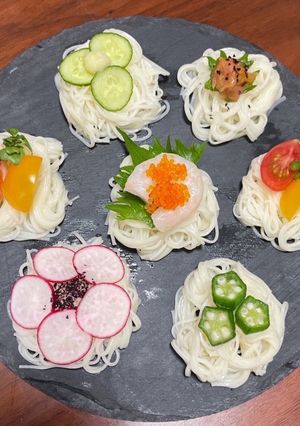 七夕ひとくちそうめん-レシピのメイン写真