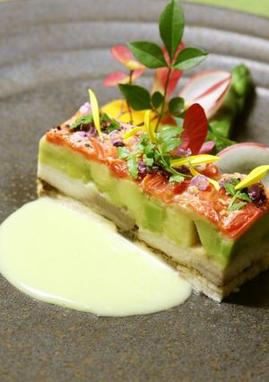 鰤と旬の野菜のグラタン テリーヌ仕立て-レシピのメイン写真