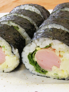 魚肉ソーセージの太巻き寿司-レシピのメイン写真