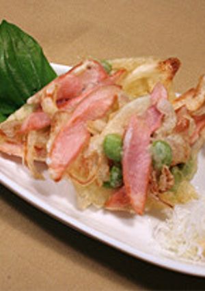 魚肉ソーセージと枝豆のかき揚げ-レシピのメイン写真