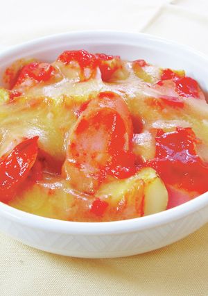 魚肉ソーセージとポテトのチーズ焼き-レシピのメイン写真