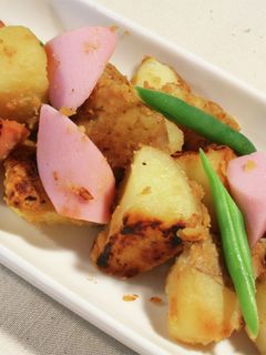 魚肉ソーセージとジャカイモの味噌炒め-レシピのメイン写真