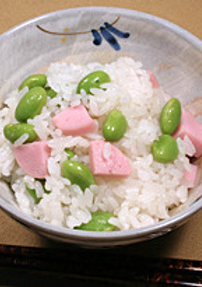 魚肉ソーセージと枝豆の混ぜごはん-レシピのメイン写真