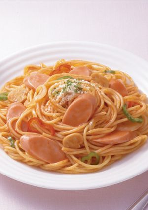魚肉ソーセージのナポリタン-レシピのメイン写真