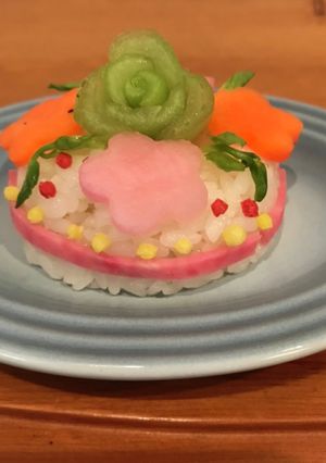 ご飯でミニチュアケーキ-レシピのメイン写真