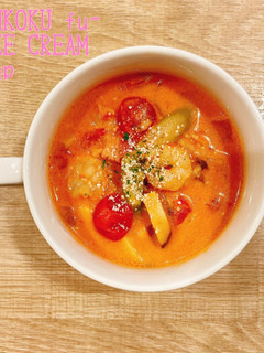 食べるスープ『韓国風ロゼクリームスープ』-レシピのメイン写真
