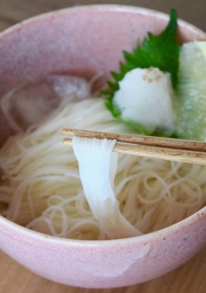 余熱で仕上げるそうめん-レシピのメイン写真