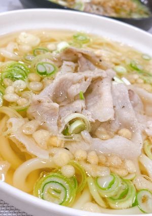はなまるうどん風 塩豚ねぎうどん-レシピのメイン写真