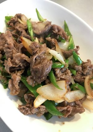 激安スーパーの肉でつくる焼き肉のタレ炒め-レシピのメイン写真