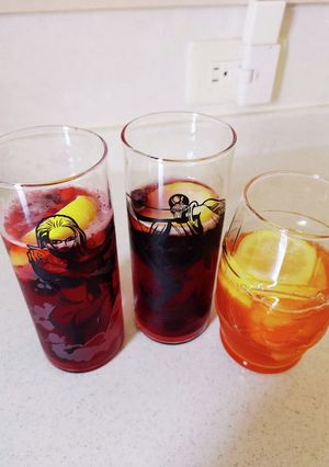 暑い夏に！フルーツアイスティーの炭酸割り-レシピのメイン写真