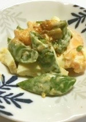 スナップえんどうのたまごサラダ-レシピのメイン写真