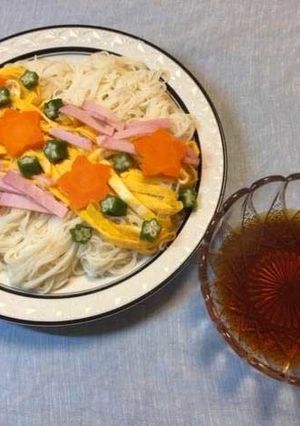 七夕そうめん-レシピのメイン写真