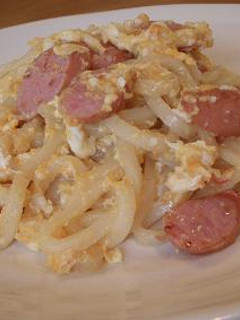 スイートチリマヨうどん♡-レシピのメイン写真