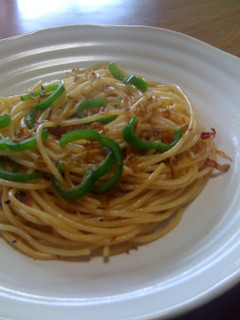 カリカリじゃことピーマンのパスタ-レシピのメイン写真