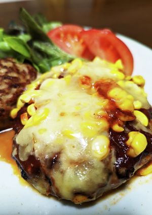 コーンハンバーグ-レシピのメイン写真
