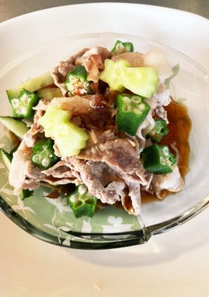 簡単！夏のさっぱり茹で豚野菜-レシピのメイン写真