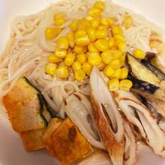 夏野菜のぶっかけうどん-レシピのメイン写真