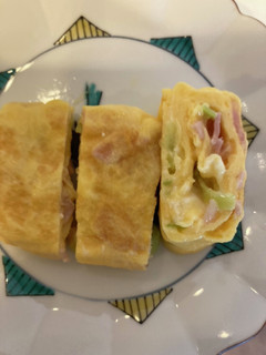 ハムとネギの卵焼き-レシピのメイン写真