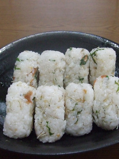 ☆大葉と梅じゃこのおにぎり☆-レシピのメイン写真