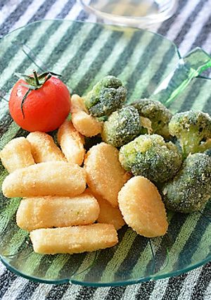 スパイスが香る長芋とブロッコリーのフライ-レシピのメイン写真
