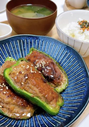 ピーマンの肉詰め-レシピのメイン写真
