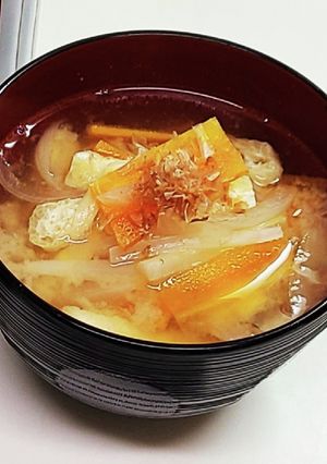 ☆七夕の日のための短冊お味噌汁☆-レシピのメイン写真