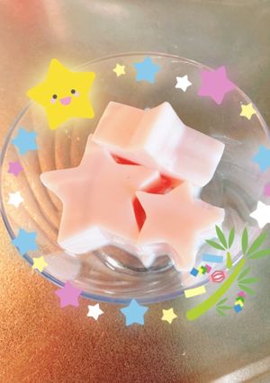シンプル七夕寒天おやつ-レシピのメイン写真