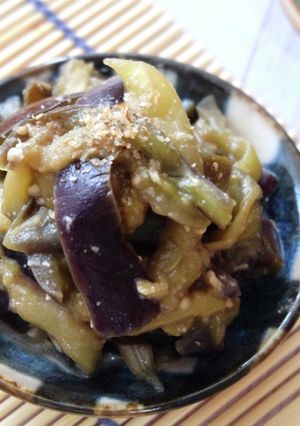 ナス大量消費！我が家のヘルシーナス味噌-レシピのメイン写真