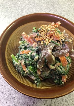 春菊の白和え-レシピのメイン写真